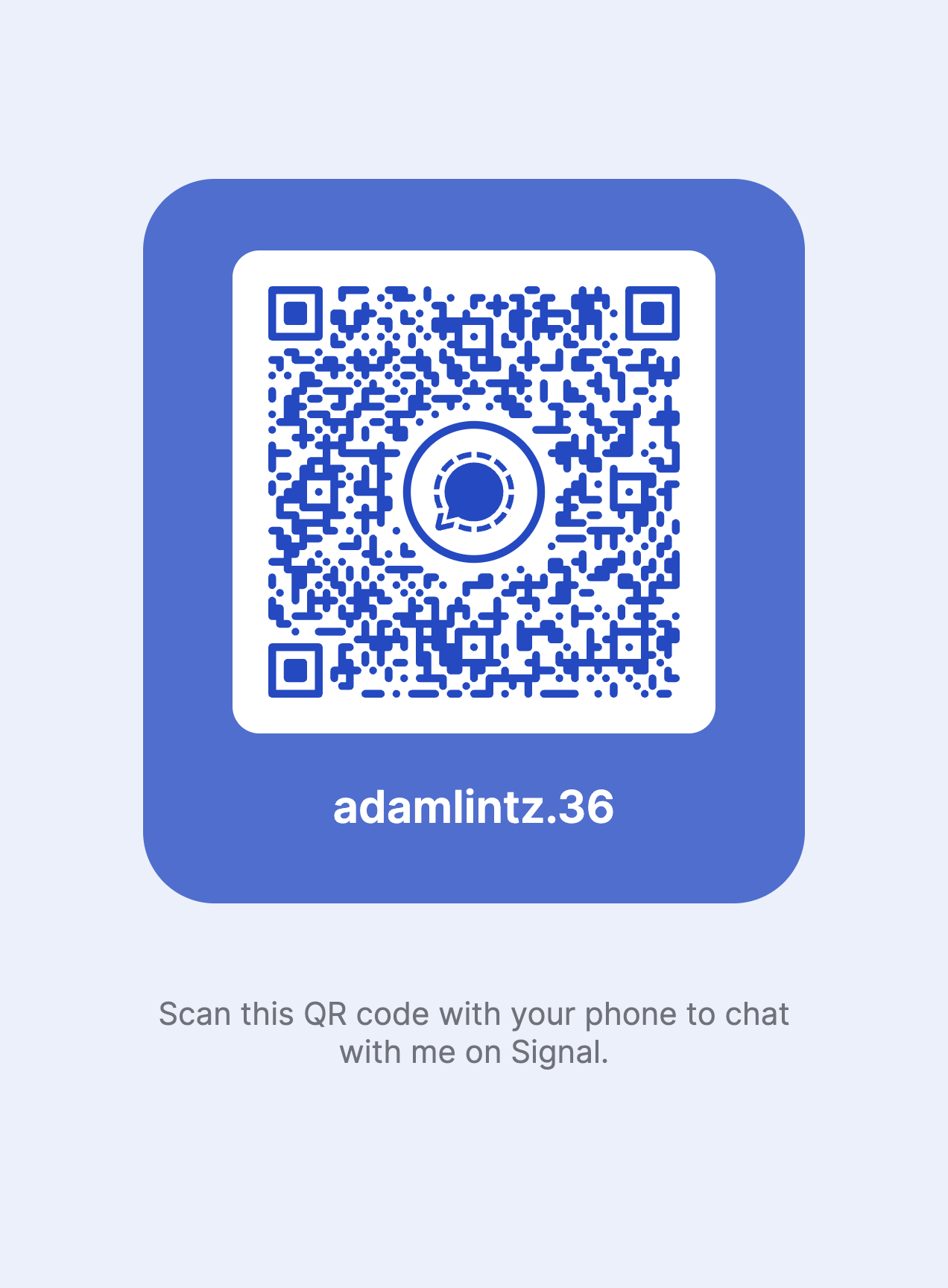 Signal ID QR Code